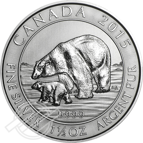 Silver_Polar_Bear_and_Cub_front