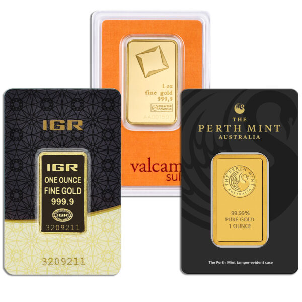 1 oz .9999 Gold Bar